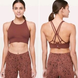 Lululemon Ride & Reflect Bra *lululemon X SoulCycle Adobe Dust SIZE 2